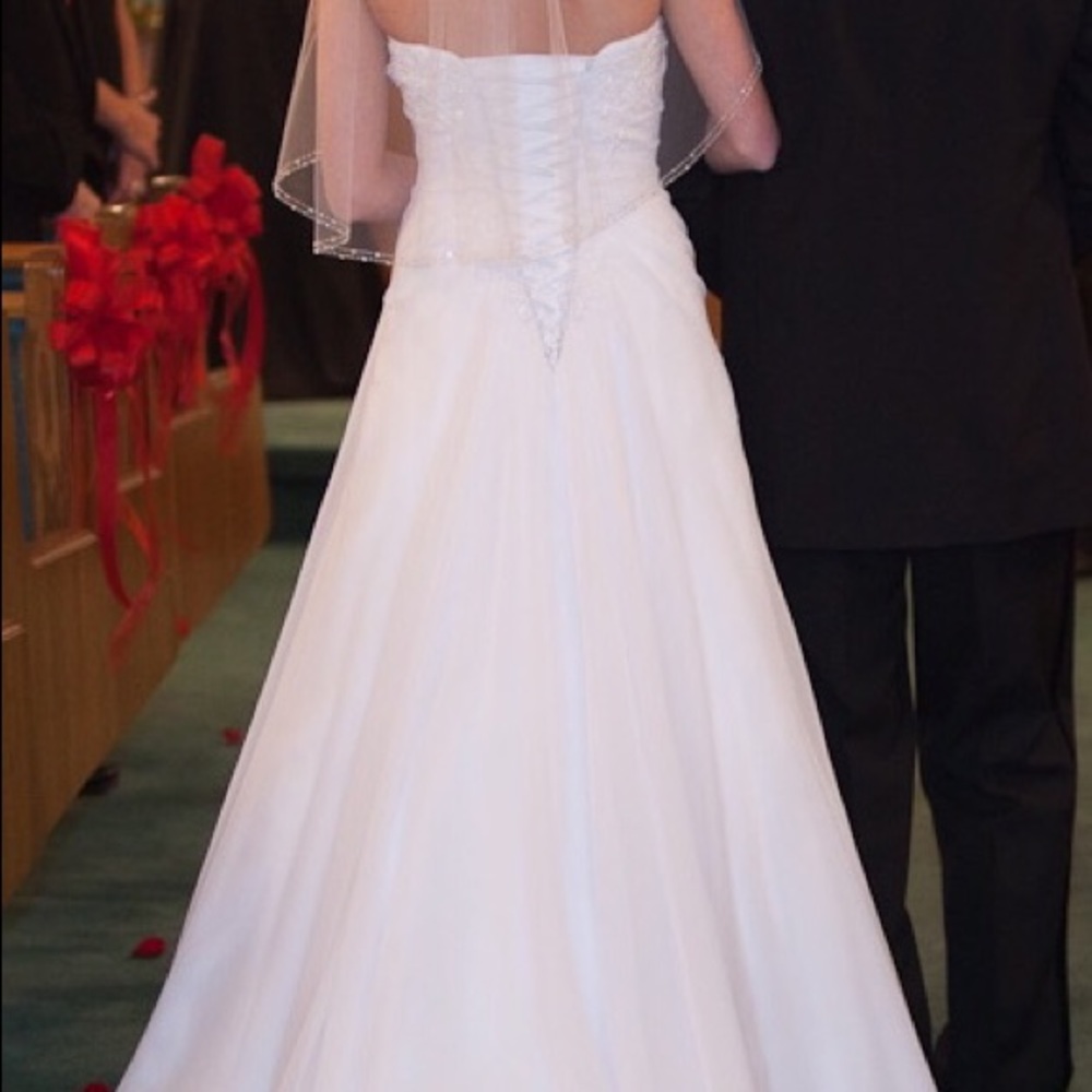 David’s Bridal Wedding Dress - Picture 4 of 8